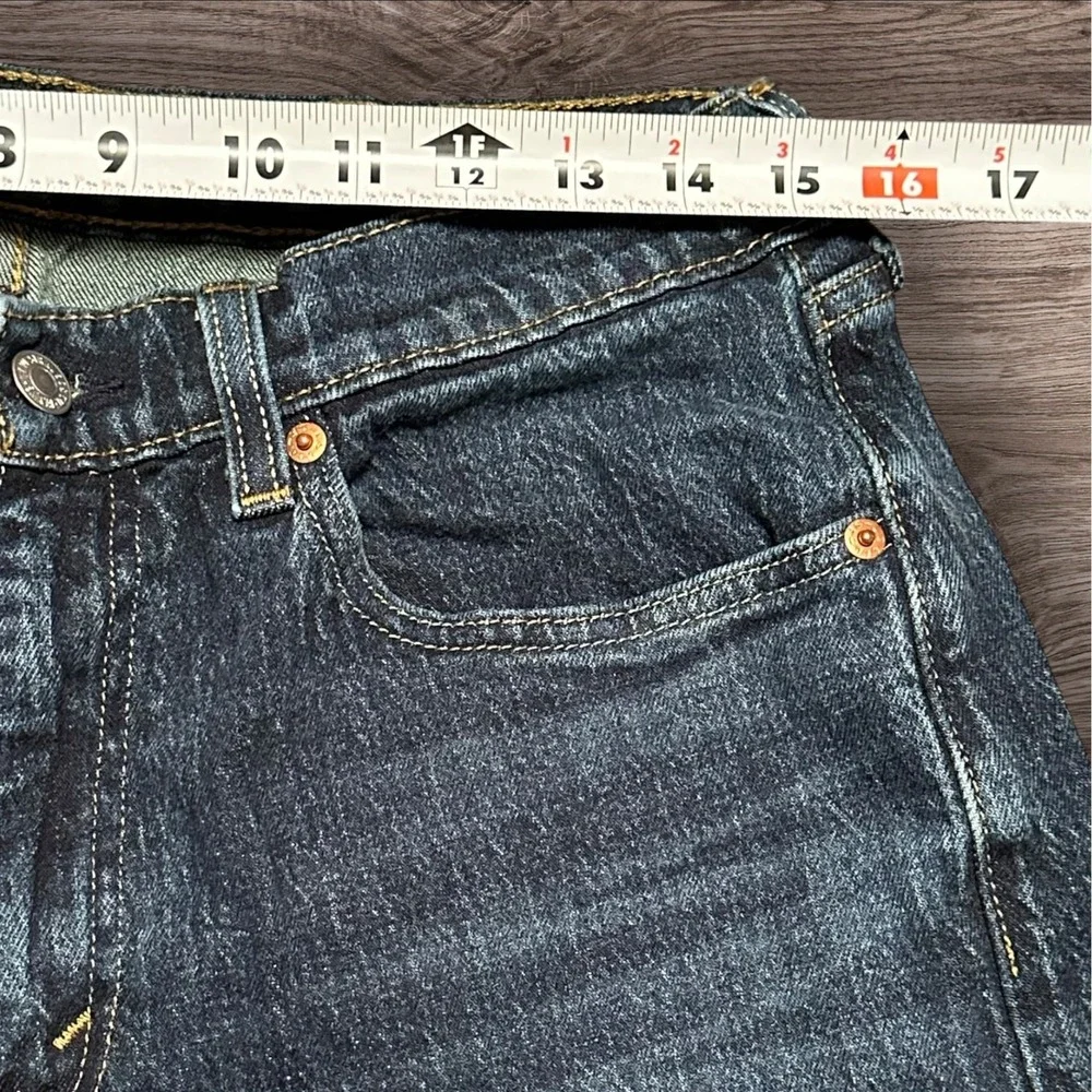 Levi's 505 Mens Jeans T32x32 (A30X29) Dark Wash Straight‎ Leg Denim Blue